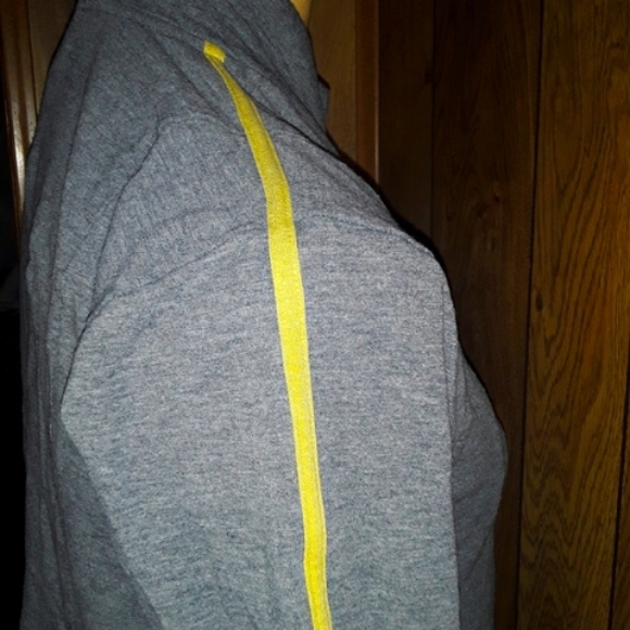 Womans  Size Small Gray Zippered Jacket Blouse - Picture 5 of 6